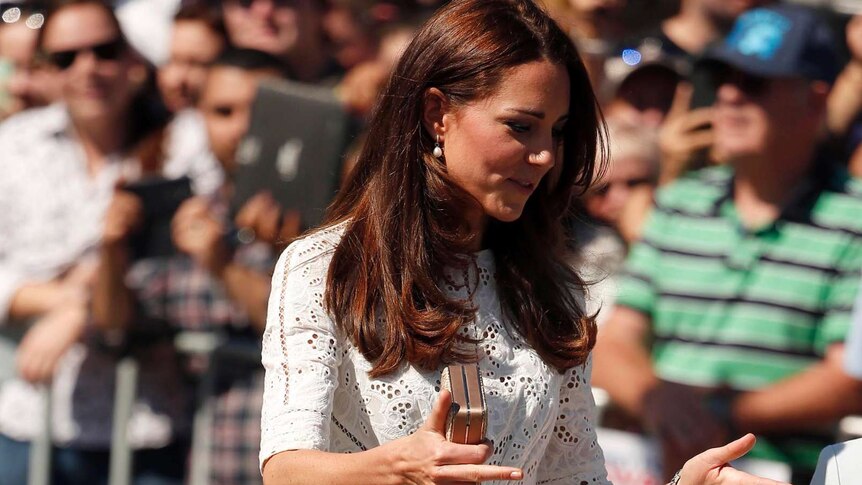 Catherine, the Duchess of Cambridge, at the Royal Easter Show