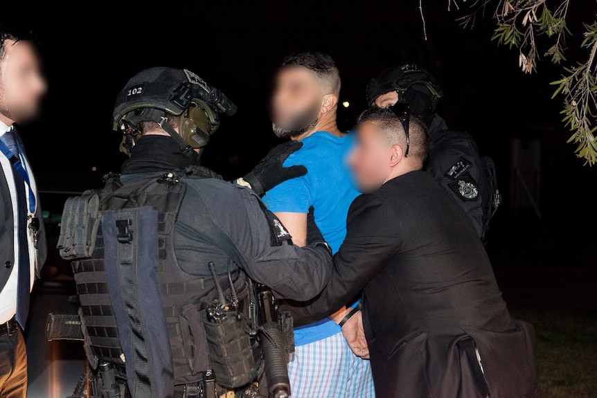 Man arrested during raids