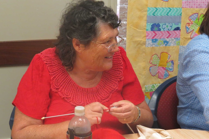 Ann Godber, who started a craft gathering in tiny town of Stonehenge, south-west of Longreach.