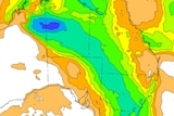 major rainfall expected in a line from NW WAS TO E VIC