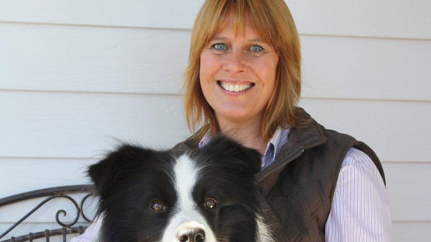 Dog trainer and behaviour specialist Vicki Austin and dog Chilli
