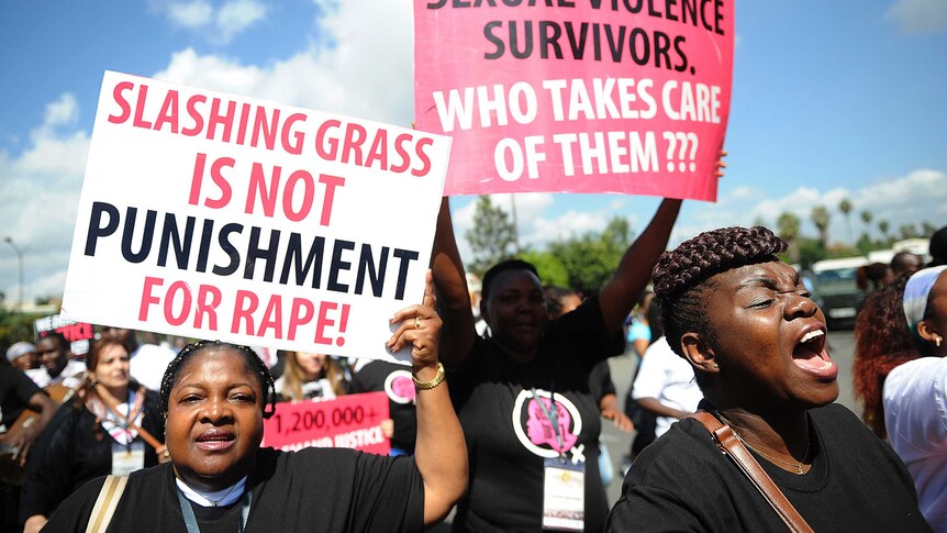Kenyan women protest gang rape punishment