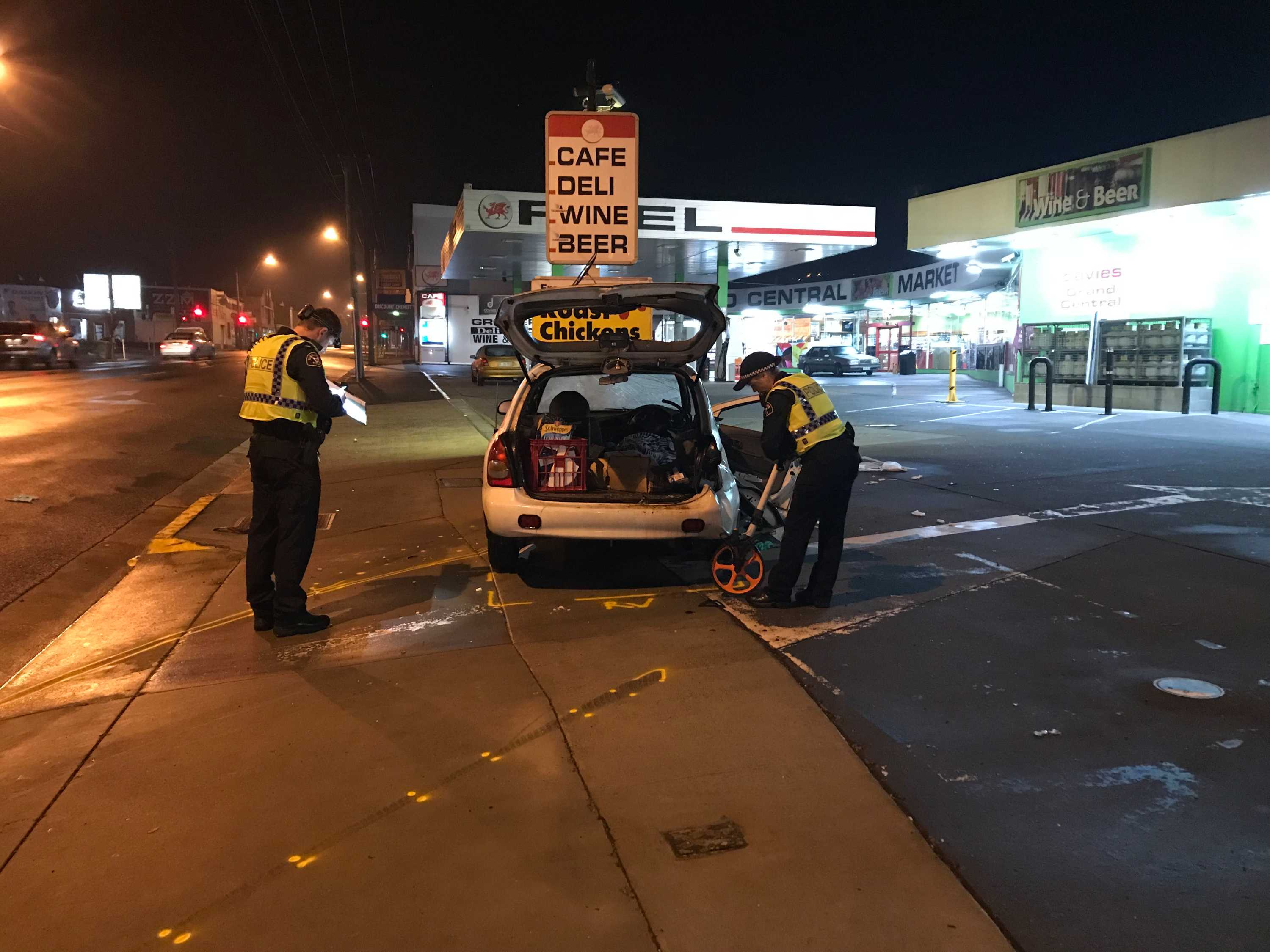 Police allege Launceston crash driver sped through red light, fled