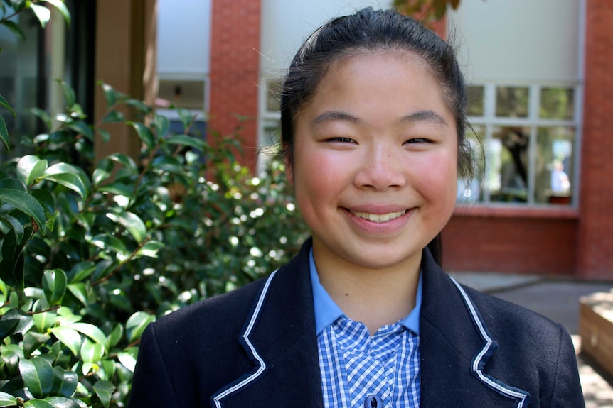 Angela Jia at Camberwell Girls Grammar School.