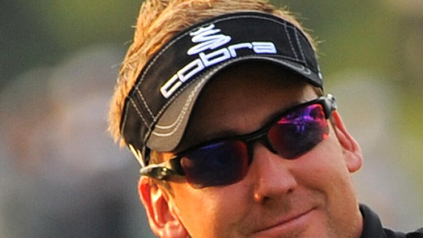 Narrow victory: Ian Poulter finished up on 22-under-par 258.