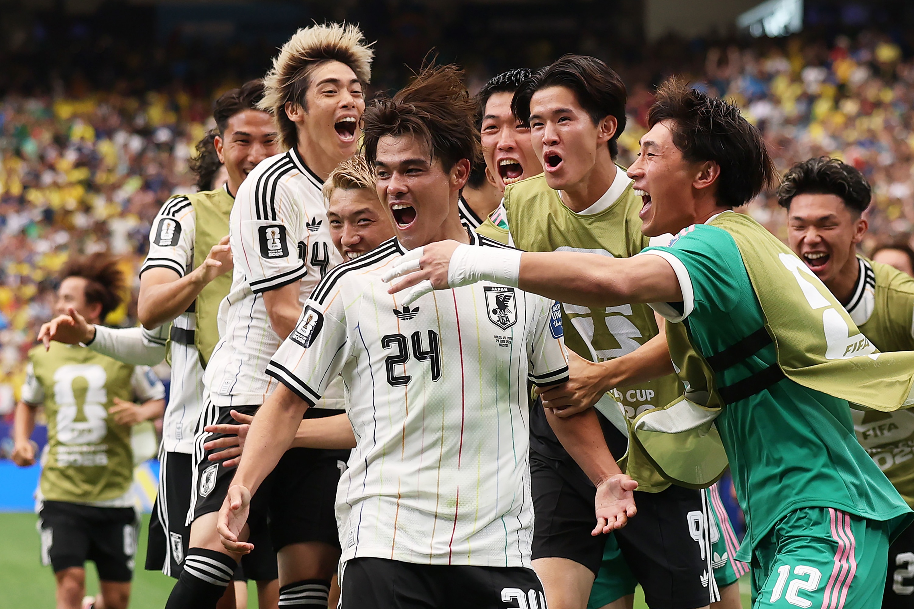 Live: Japan in dreamland with stunning strike against Brazil