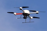 A drone in flight