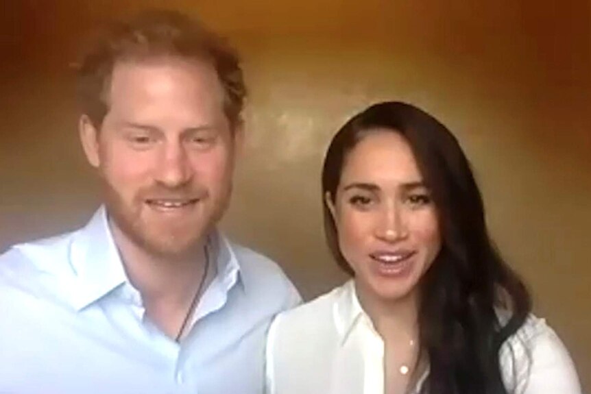 Prince Harry, and Meghan, Duchess of Sussex join a session hosted by the trust to look at 'fairness, justice and equal rights'.