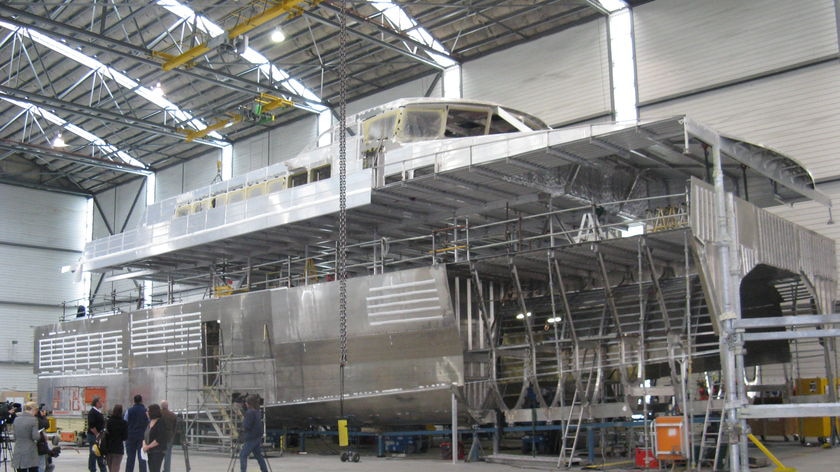 Austal shipbuilding hangar
