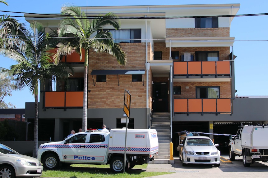 A unit in Alderley, Brisbane where human remains were discovered