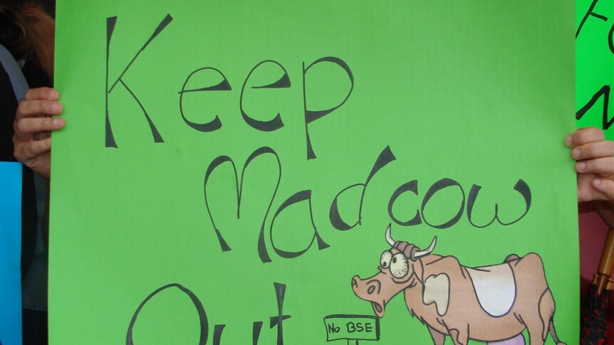 'Keep mad cow out'