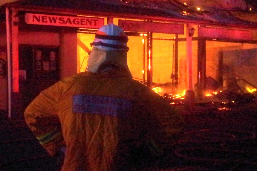 Original Coles store burns down