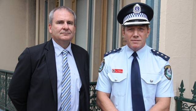 Detective Inspector Gary Hutchen (left) with Inspector Tony Townsend