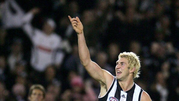 Travis Cloke... four goals for the Pies.