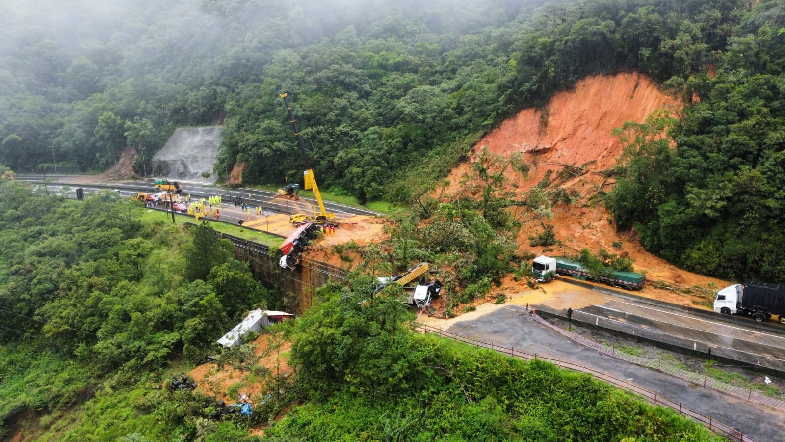 Landslide in Brazil kills two, leaves dozens missing as access to major ...