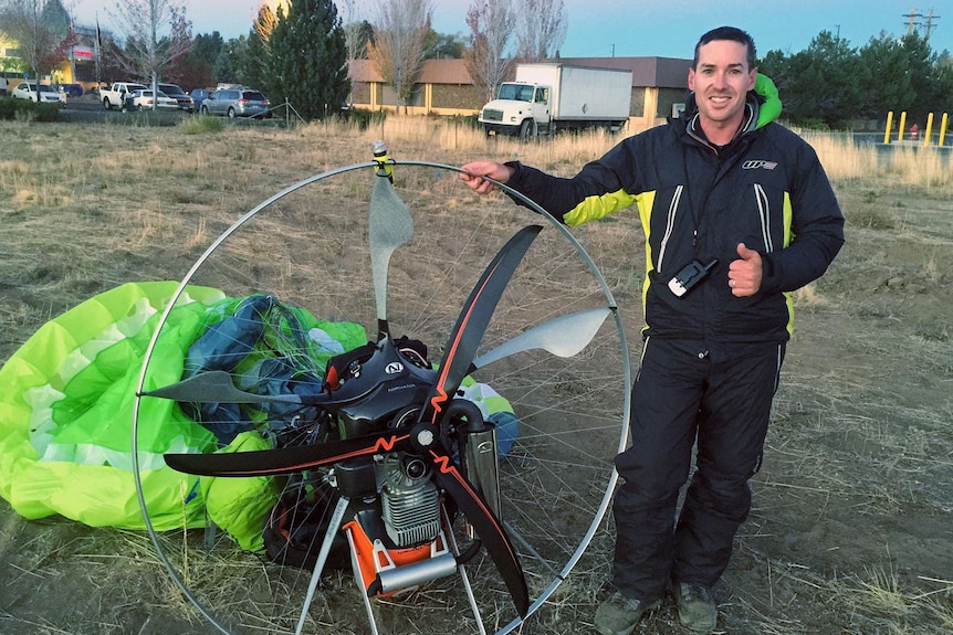 Port Macquarie paramotor pilot wins world first competition 6