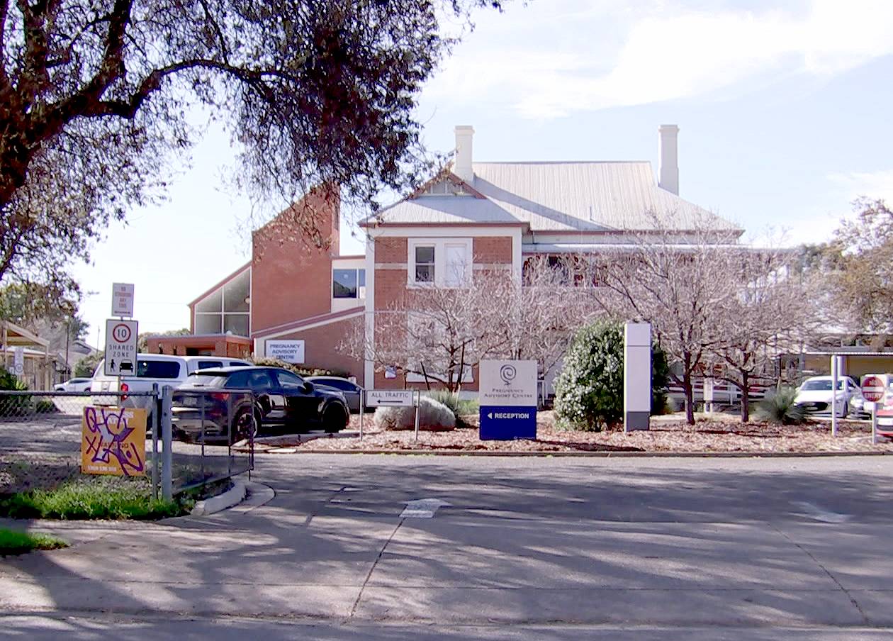 A two-storey health centre in suburban Adelaide.