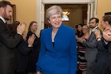 10 Downing St staff give Theresa May applause after 2017 general election