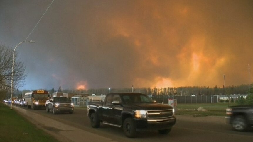 Wildfire in Canadian city of Fort McMurray
