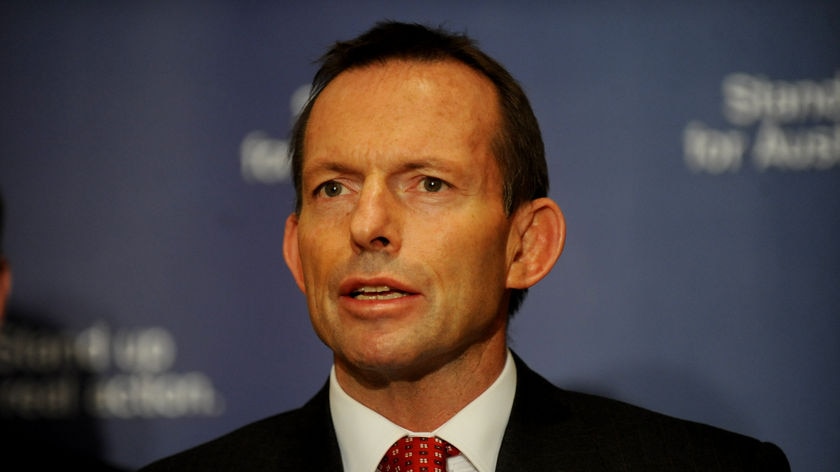 Mr Abbott says only factual campaigns and public information notices should be funded by governments.