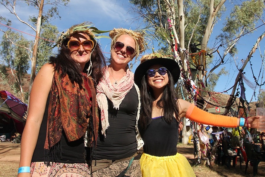 Alice Springs locals Kate Procter, Jesse Ward and Eime Toyoda return to Wide Open Space