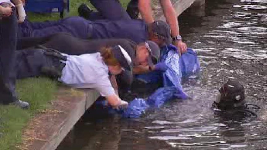 Police recovered the body from the river
