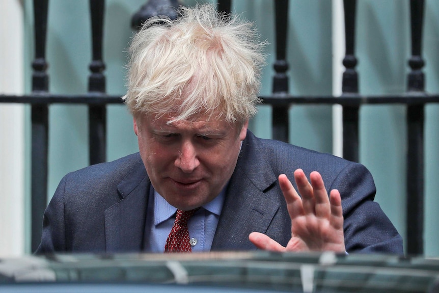 Britain's Prime Boris Johnson leaves 10 Downing Street.