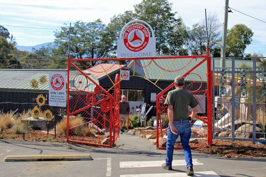 Recovery Shop front gate