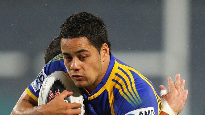 Jarryd Hayne was a standout for the Eels against South Sydney.
