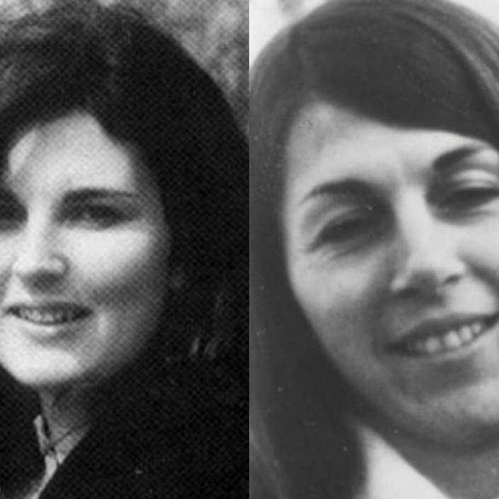 Suzanne Armstrong and Susan Bartlett were housemates in Collingwood in 1977.