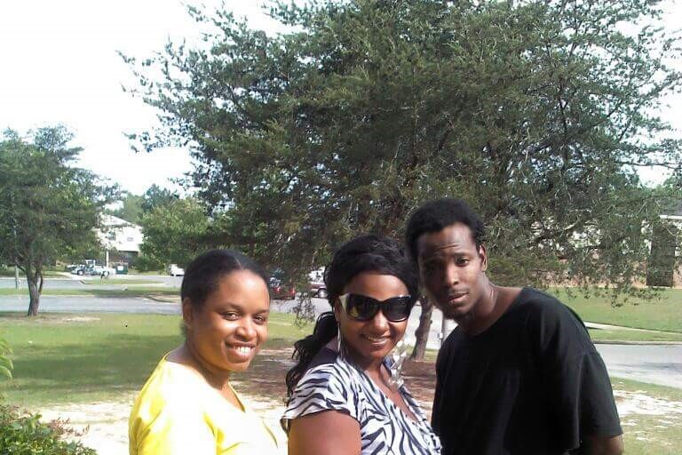 George Tabor and sisters Doris Stafford and Sherry Smith. Unknown date.