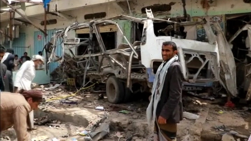 'It targeted a bus carrying children': Dozens killed in Saudi-led air strikes in Yemen.