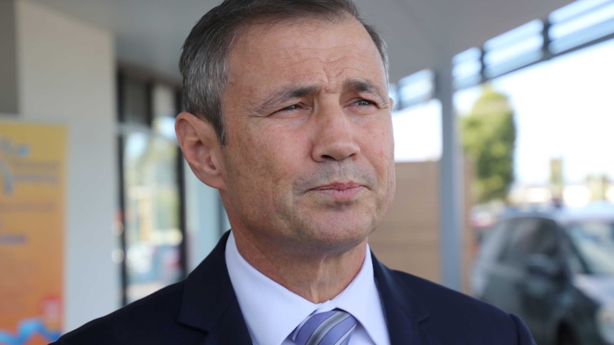 A head and shoulders shot of Acting WA Premier Roger Cook.