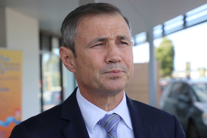 A head and shoulders shot of Acting WA Premier Roger Cook.