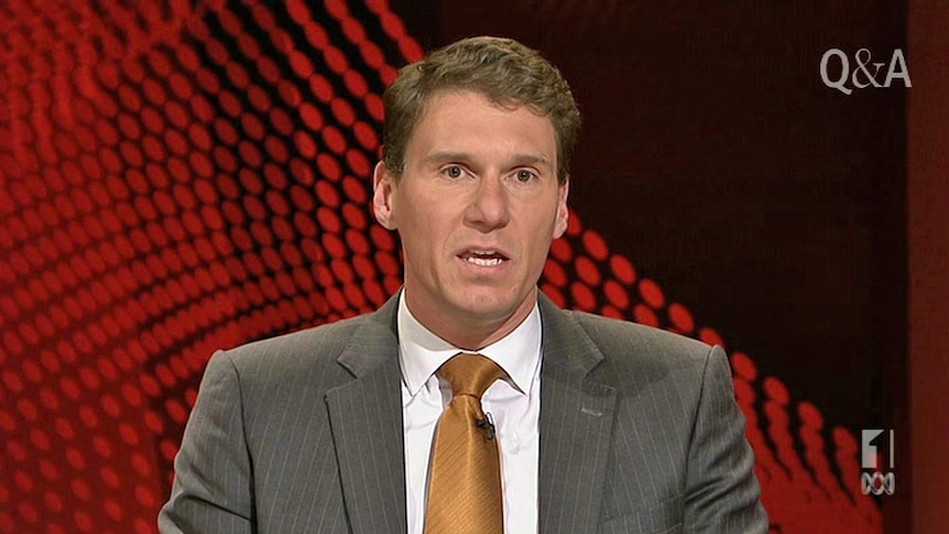 Senator Cory Bernardi appears on Q&A.