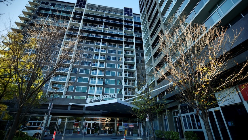 The exterior of the Pullman Adelaide hotel.