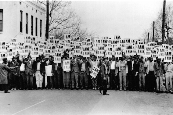 Ernest Withers protest photo