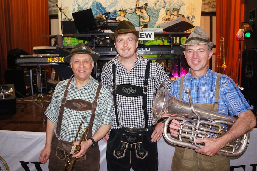 For big events like Oktoberfest Andrew Olszanowski has performed with The Echoes.