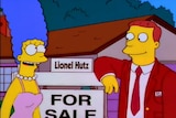 Lionel Hutz sells real estate on The Simpsons