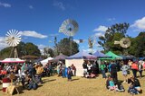 The milk crisis forum was held in the middle of Toowoomba at a local farmer market.