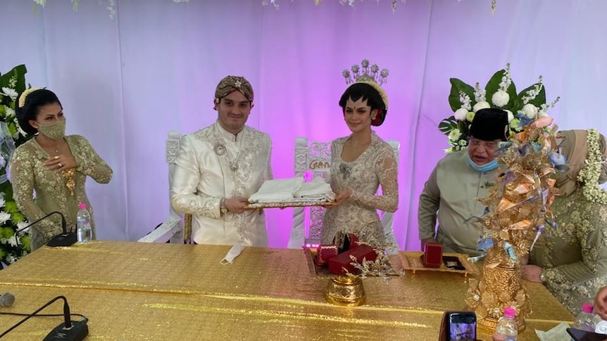 Muhammed Hafiz Tengku Adnan and Oceane Alagia wedding.