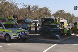 The crash happened at the intersection of Belconnen Way and Gungahlin Drive at Bruce.
