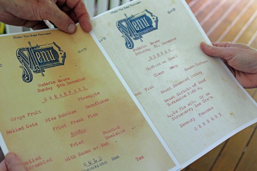 Menu from 1934 with rice bubbles listed!