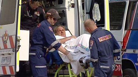 Nine New Zealand firefighters were injured in a blaze in north-east Victoria.