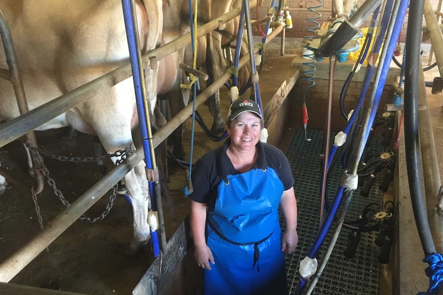 Dairy farmer Paula Menzel