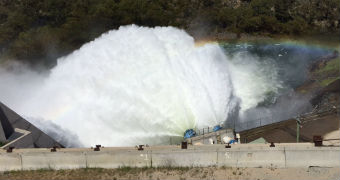 Water is released from the Snowy Hydro scheme