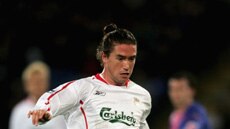 Harry Kewell in action for Liverpool in League Cup loss to Crystal Palace