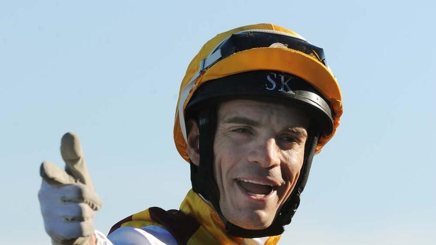 Champion bloke: Katsidis had been enjoying his greatest year in the saddle.
