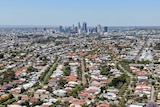 An aerial shot of the inner-city Perth suburb of Mount Hawthorn