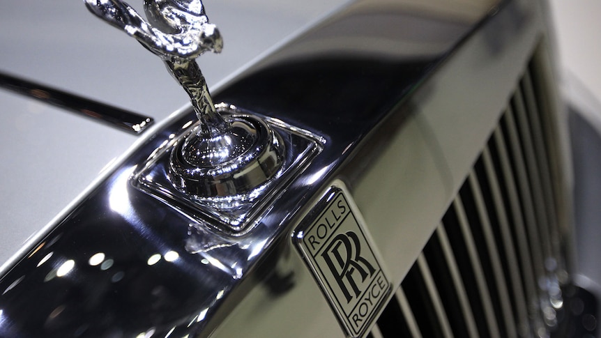 Symbol pictured on front of Rolls Royce Phantom Series II, March 6 2012